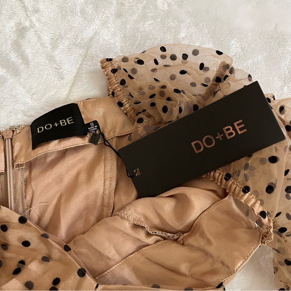 DO+BE ruched Polka Dot Dress - Picture 7 of 7